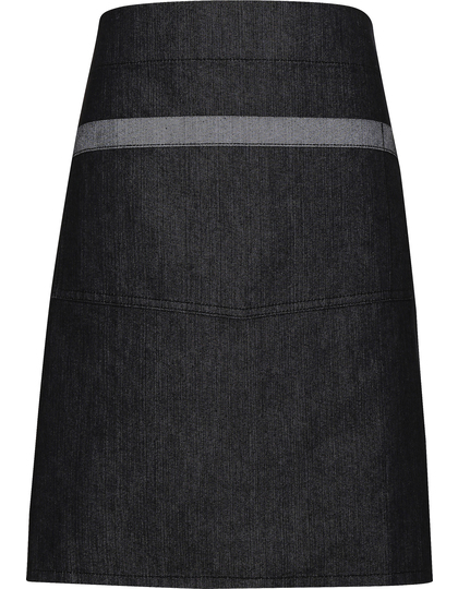Premier Workwear Domain Contrast Denim Waist Apron sloof achterzijde