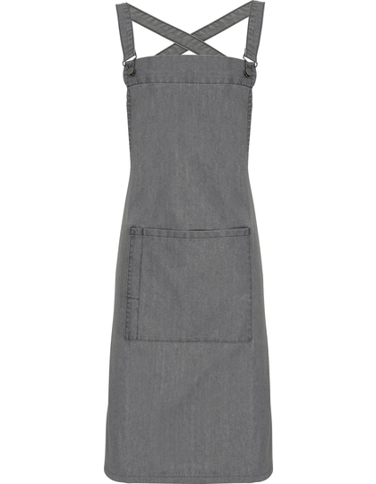 Premier Workwear Cross Back Barista Bib Apron schort achterzijde