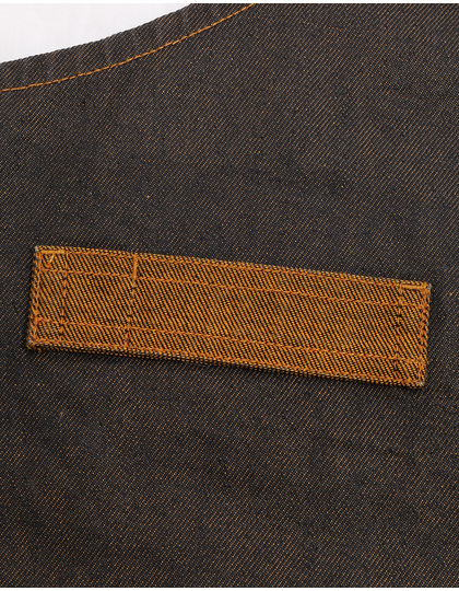Premier Workwear Division Denim Bib Apron schort gedragen