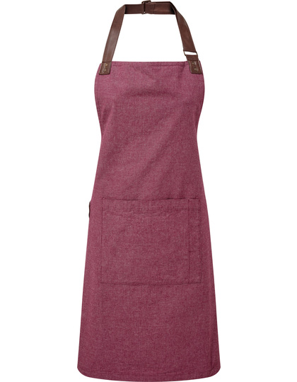 Premier Workwear Annex Oxford Bib Apron schort achterzijde
