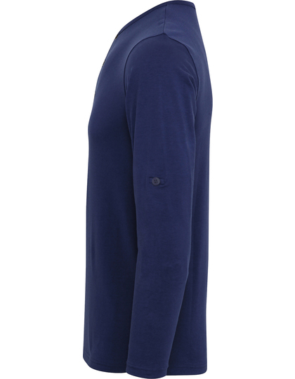 Premier Workwear Men´s Long-John Roll Sleeve Tee longsleeve gedragen