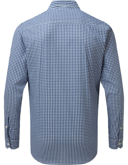 Premier Workwear Men´s Maxton Check Long Sleeve overhemd detailfoto