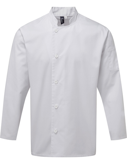 Premier Workwear Essential Long Sleeve Chef´s Jacket koksbuis achterzijde