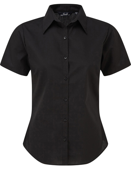 Premier Workwear Women´s Poplin Short Sleeve Blouse blouse achterzijde