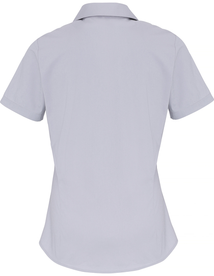 Premier Workwear Women´s Stretch Fit Poplin Short Sleeve blouse detailfoto