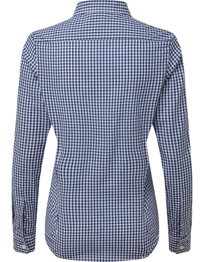 Premier Workwear Women´s Maxton Check Long Sleeve blouse detailfoto