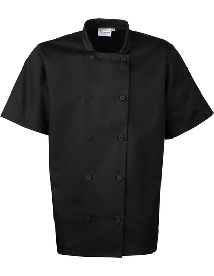 Premier Workwear Short Sleeve Chef´s Jacket koksbuis achterzijde