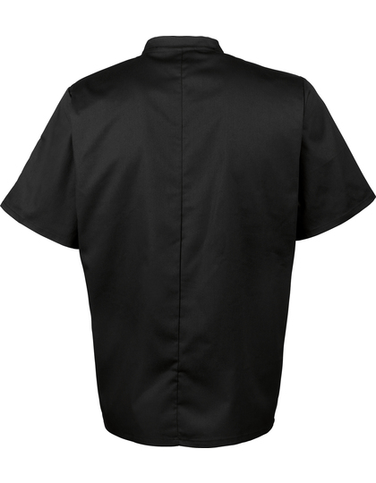 Premier Workwear Short Sleeve Chef´s Jacket koksbuis detailfoto