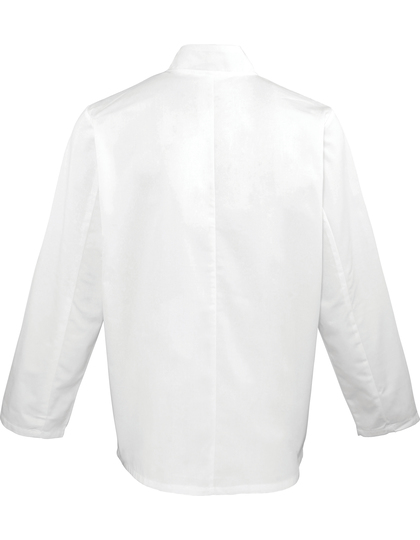 Premier Workwear Long Sleeve Chef´s Jacket koksbuis detailfoto
