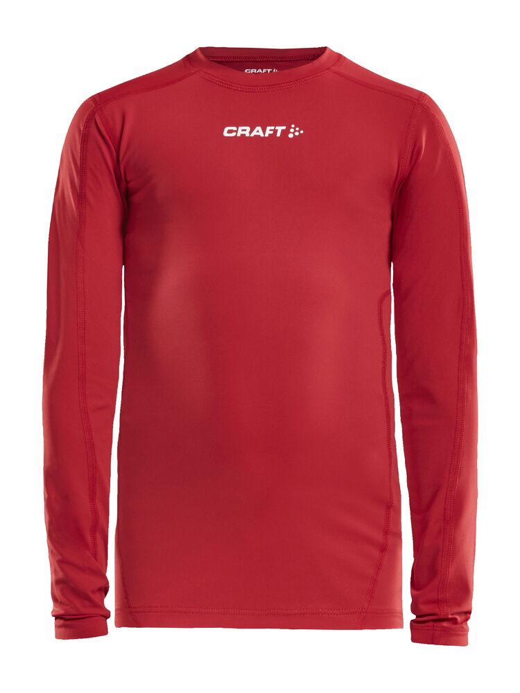 Craft Ability Compression Long Sleeve Jr sportshirts bright red