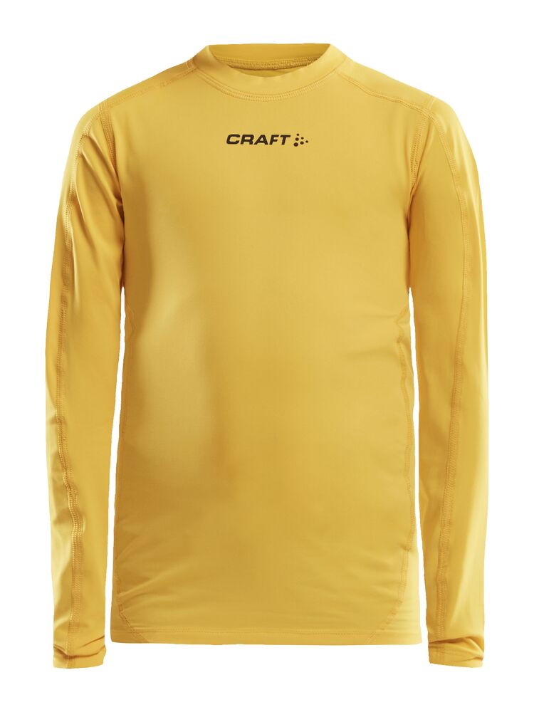 Craft Ability Compression Long Sleeve Jr sportshirts sweden yellow