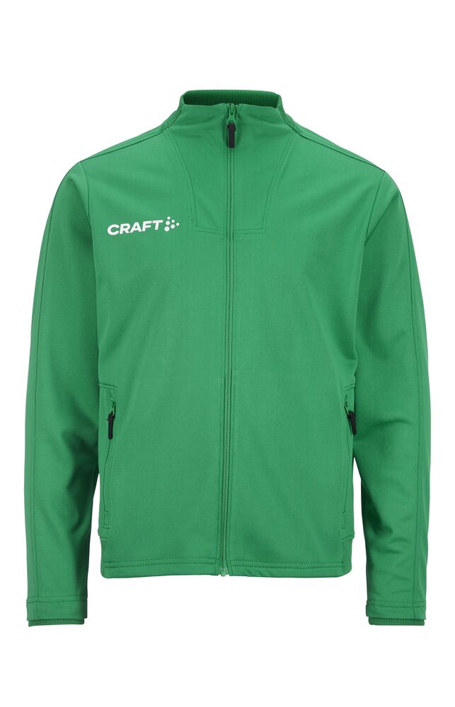 Craft Evolve 2.0 Full Zip Jacket Jr sportjassen team green
