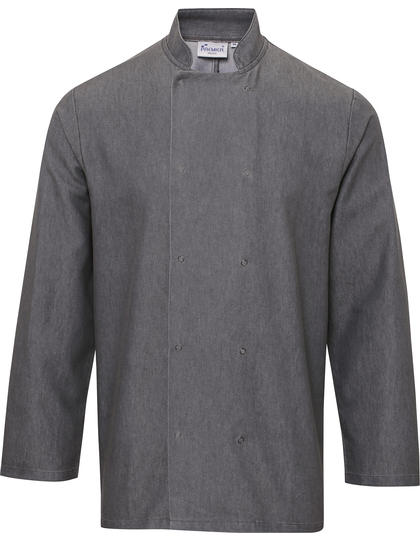 Premier Workwear Denim Chef´s Jacket koksbuis achterzijde