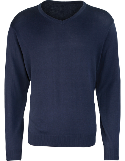 Premier Workwear Men´s V-Neck Knitted Sweater trui achterzijde
