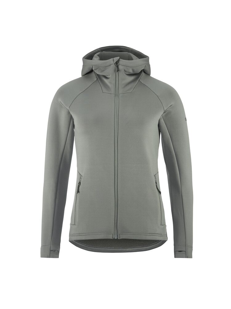 Craft ADV Explore Power Fleece Hood Jkt W sportschoenen leaf