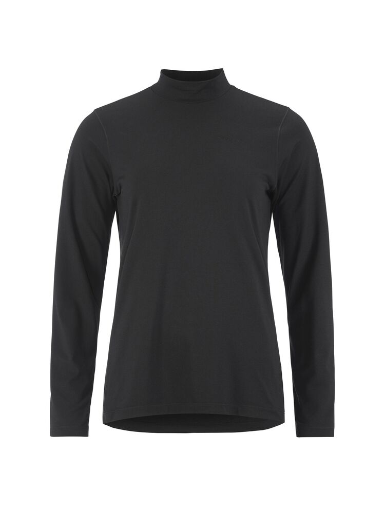 Craft Flow MN LS W sportshirts black melange 2