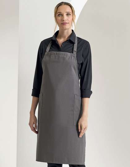 Premier Workwear Recycled Organic Fairtrade Bib Apron schort