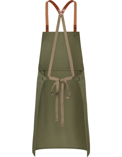 Karlowsky Apron Green-Generation schort detailfoto