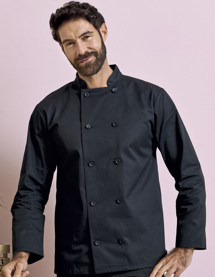 Premier Workwear Long Sleeve Chef´s Jacket koksbuis