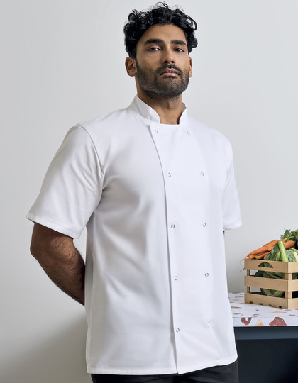 Premier Workwear Studded Front Chef´s Jacket koksbuis