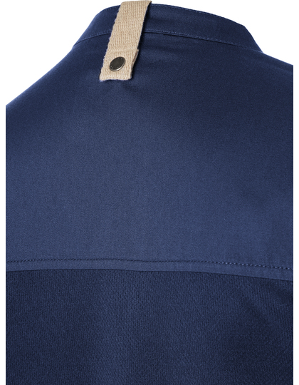 Karlowsky Ladies Chefs Jacket Green-Generation koksbuis stofdetail