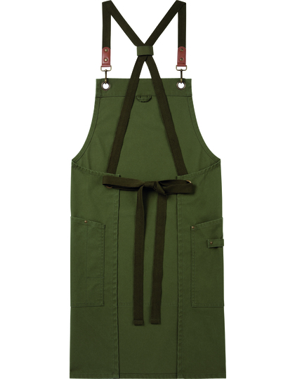 Premier Workwear Clip n Clasp Cross-Back Bib Apron schort detailfoto