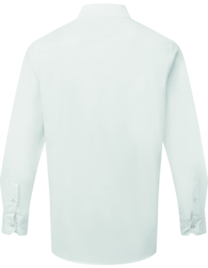 Premier Workwear Men´s Recyclight Poplin Shirt overhemd detailfoto