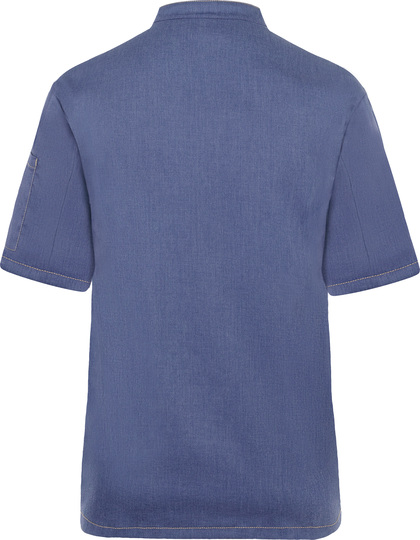Karlowsky Short-Sleeved Chef´s Jacket Jeans Style koksbuis detailfoto