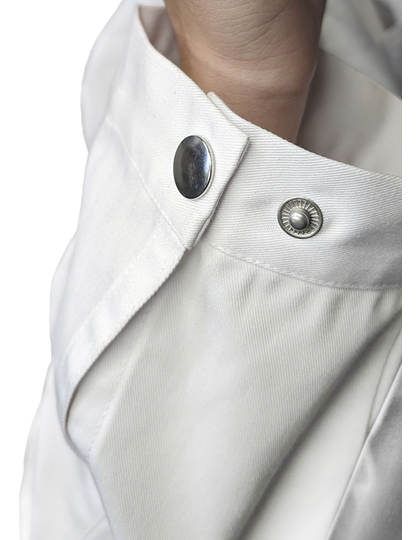 Karlowsky Men´s Workcoat Modern-Shape stofjas detail sluiting