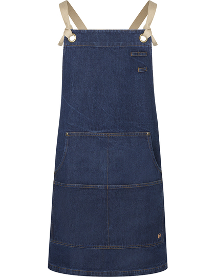 Karlowsky Bib Apron Denim Urban-Style schort achterzijde