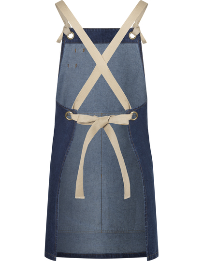 Karlowsky Bib Apron Denim Urban-Style schort detailfoto