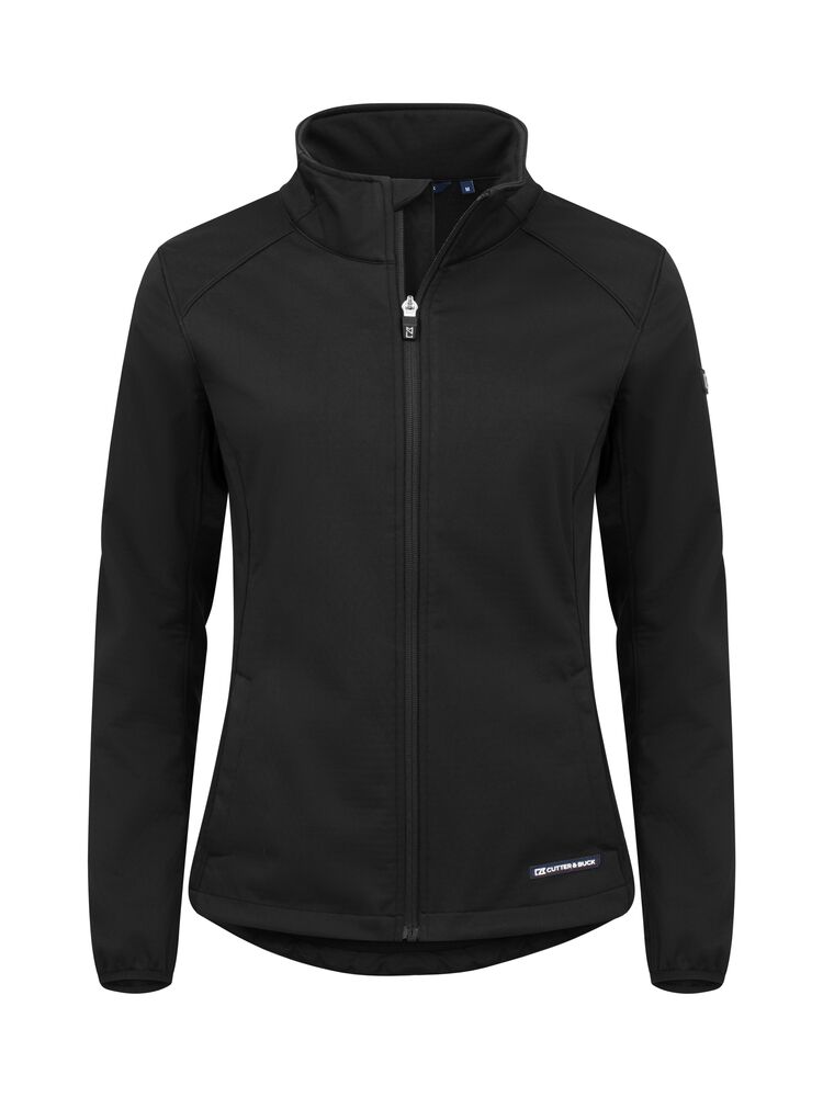 Cutter & Buck Oak Harbor Softshell Jacket Dames softshell jassen zwart