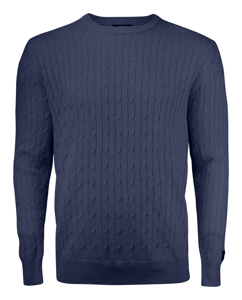 Cutter & Buck Blakely Knitted Sweater Heren trui navy melange