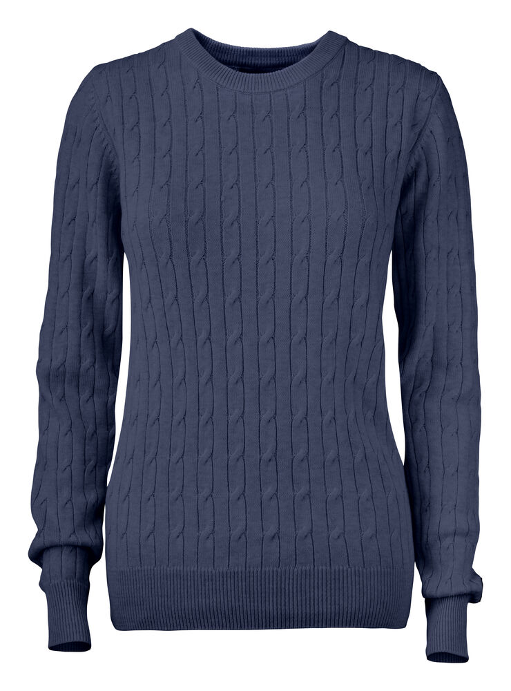 Cutter & Buck Blakely Knitted Sweater Dames trui navy melange