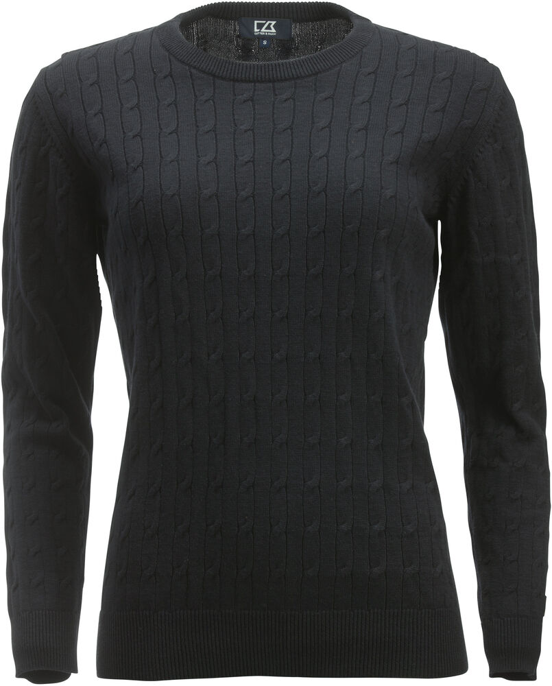 Cutter & Buck Blakely Knitted Sweater Dames trui zwart