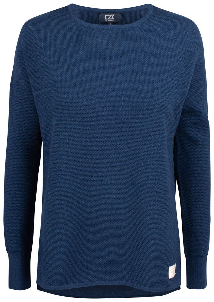 Cutter & Buck Carnation Sweater Dames trui navy melange