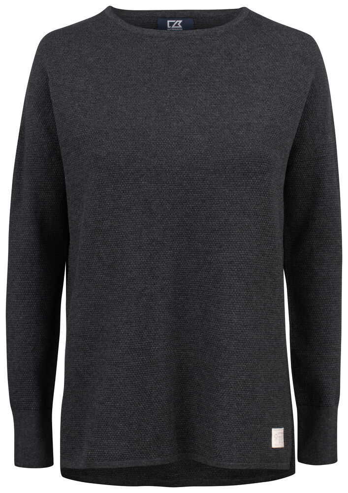 Cutter & Buck Carnation Sweater Dames trui antraciet melange