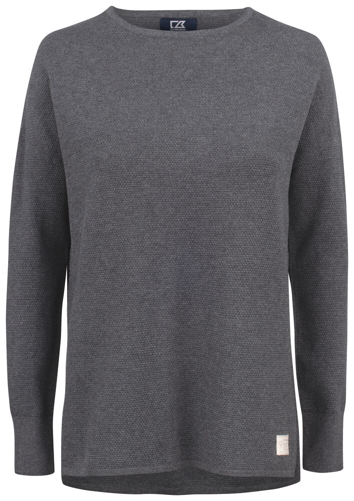 Cutter & Buck Carnation Sweater Dames trui grijsmelange