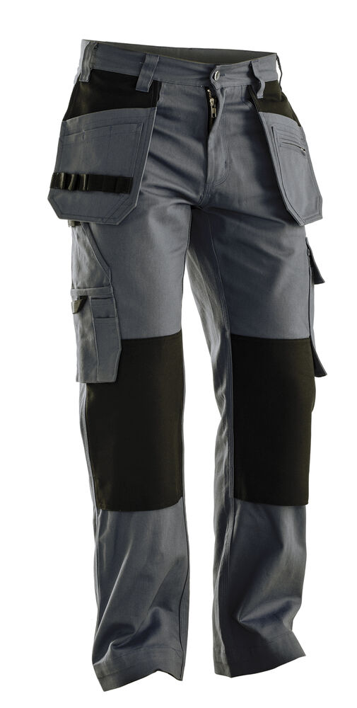 Jobman 2312 Trousers Cotton HP lange werkbroeken donkergrijs zwart