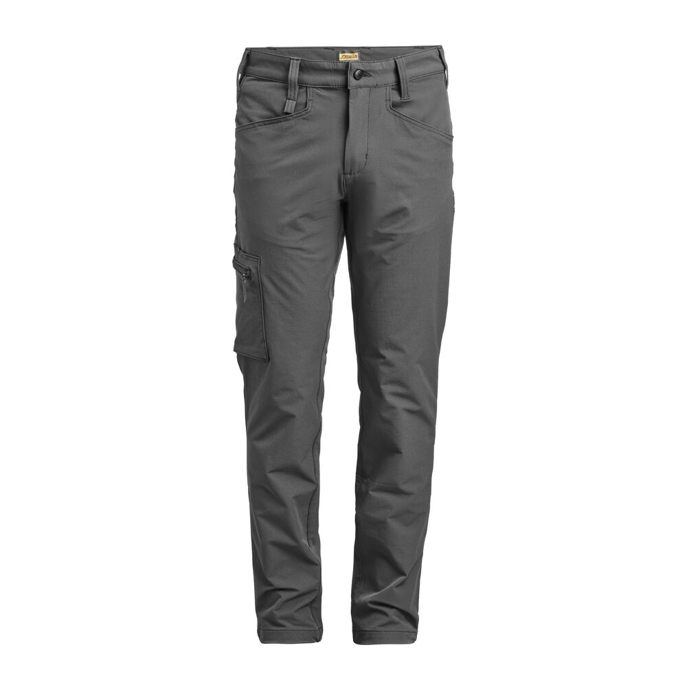Jobman 2318 Service Trousers Stretch lange werkbroeken grijs