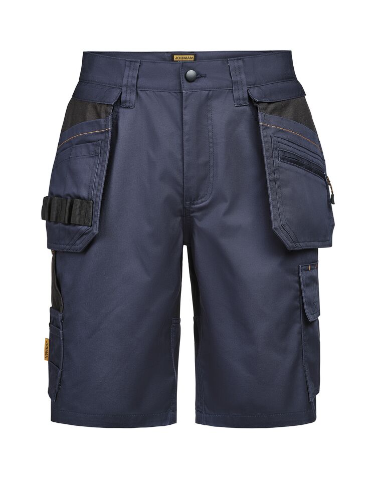 Jobman 2336 Craftman Shorts Semistretch korte broek navy zwart