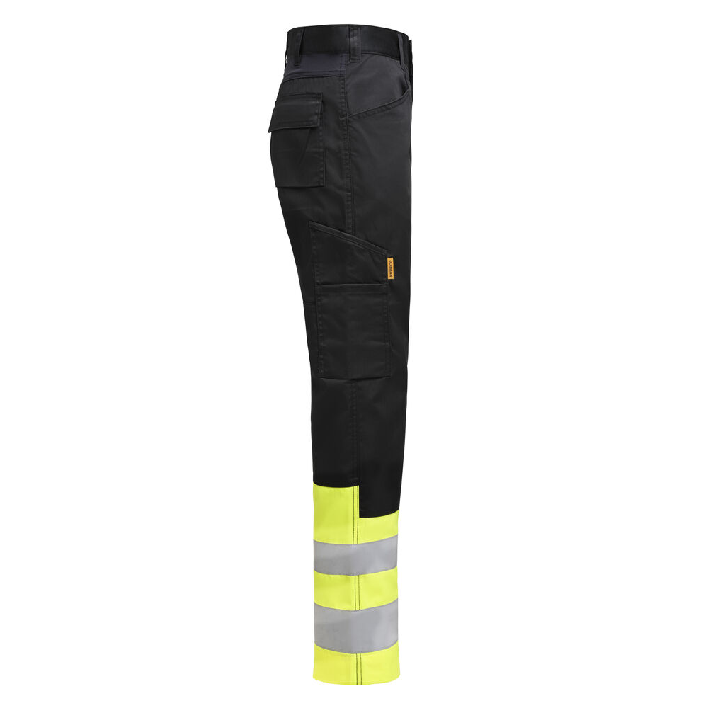Jobman 2417 Service Trousers Stretch Hi-vis lange werkbroeken