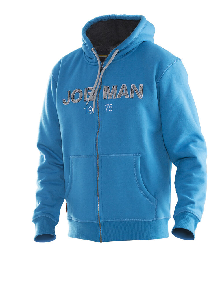 Jobman 5154 Vintage Hoodie Lined trui oceaan donkergrijs