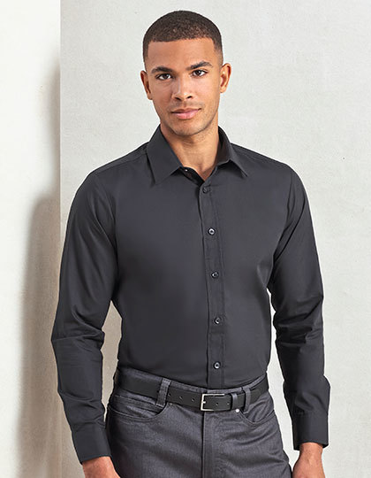 Premier Workwear Men´s Fitted Poplin Shirt overhemd