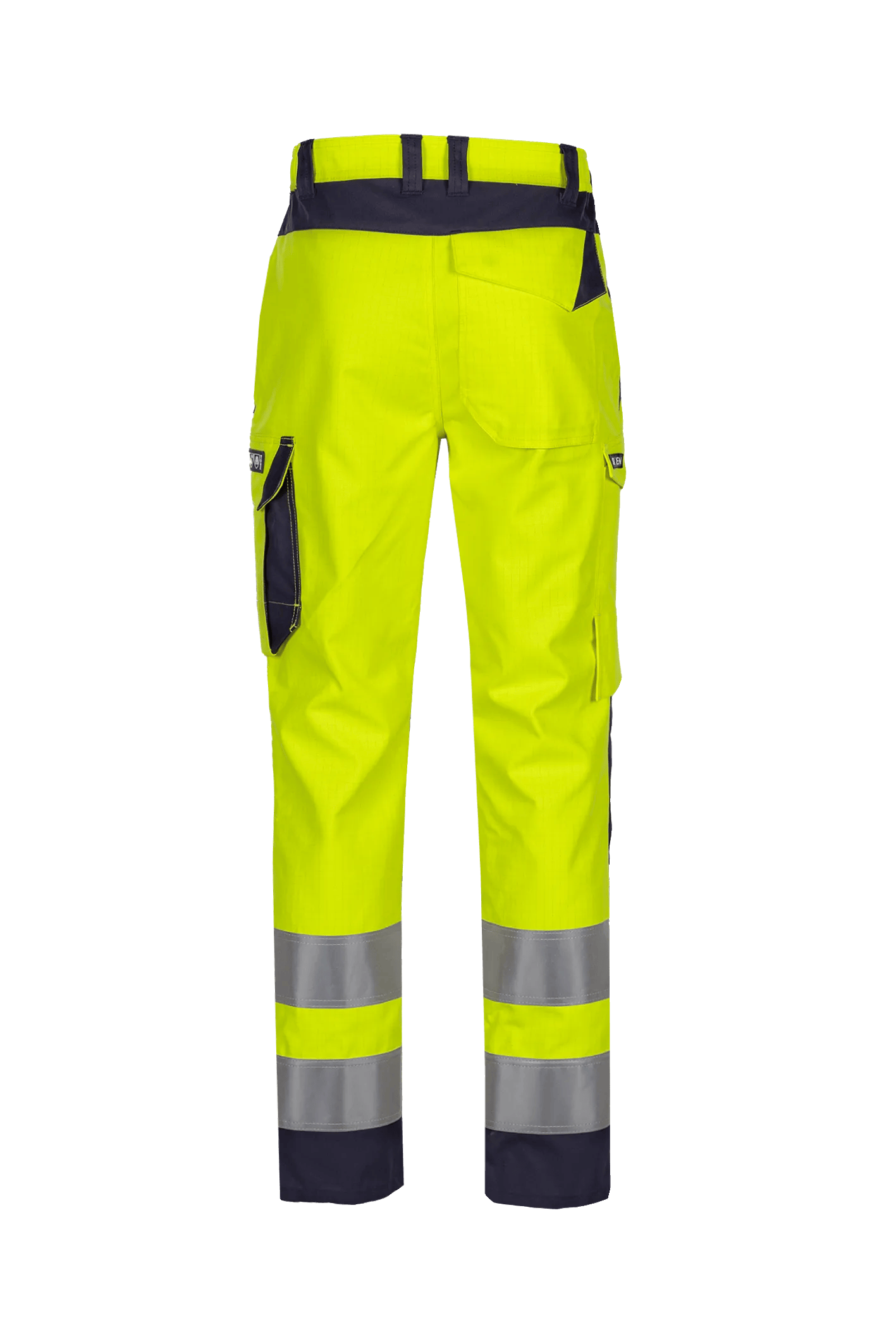 Sioen 114U Werkbroek Mizar fluogeel/navy - Afbeelding 3