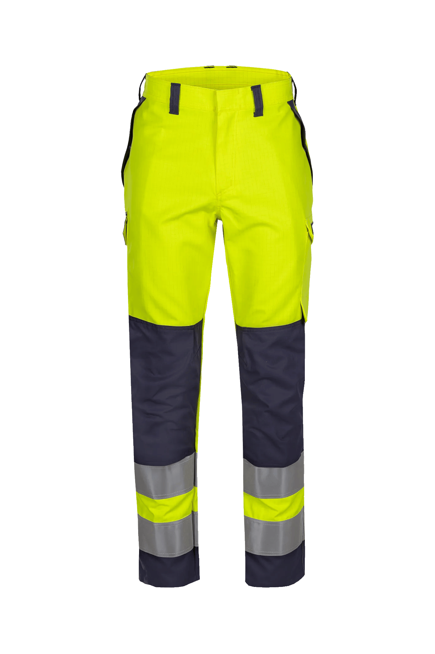 Sioen 114U Werkbroek Mizar fluogeel/navy