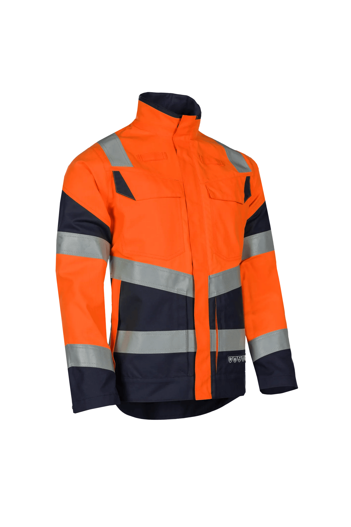 Sioen 616U Werkjas Pictor fluo-oranje/navy 2XL - Afbeelding 4