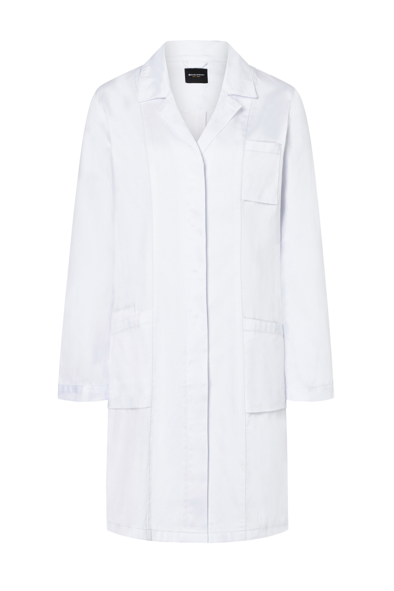 Karlowsky Ladies Workcoat Dames in wit