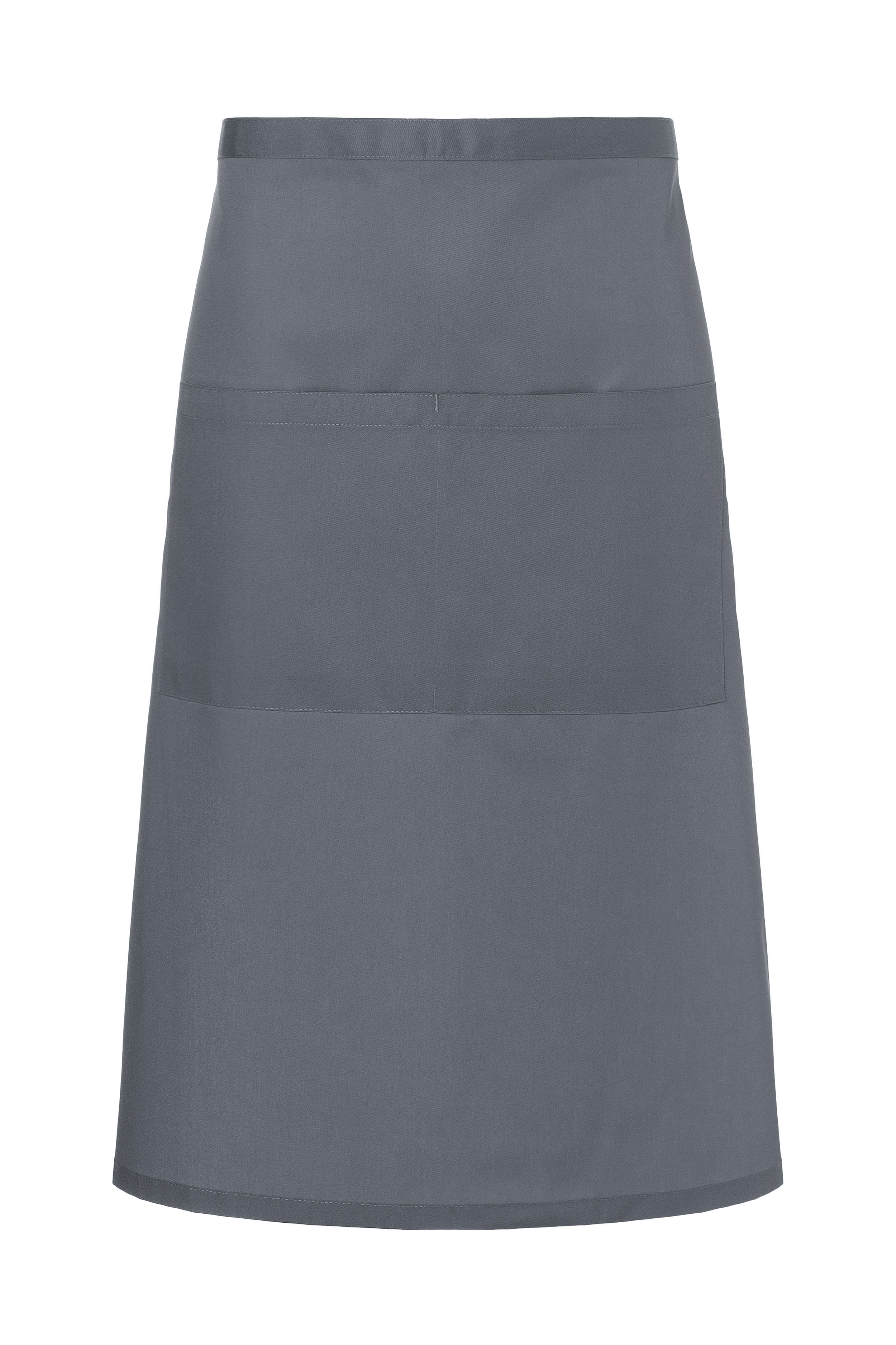 Karlowsky Bistro Apron Basic With Pocket in antraciet