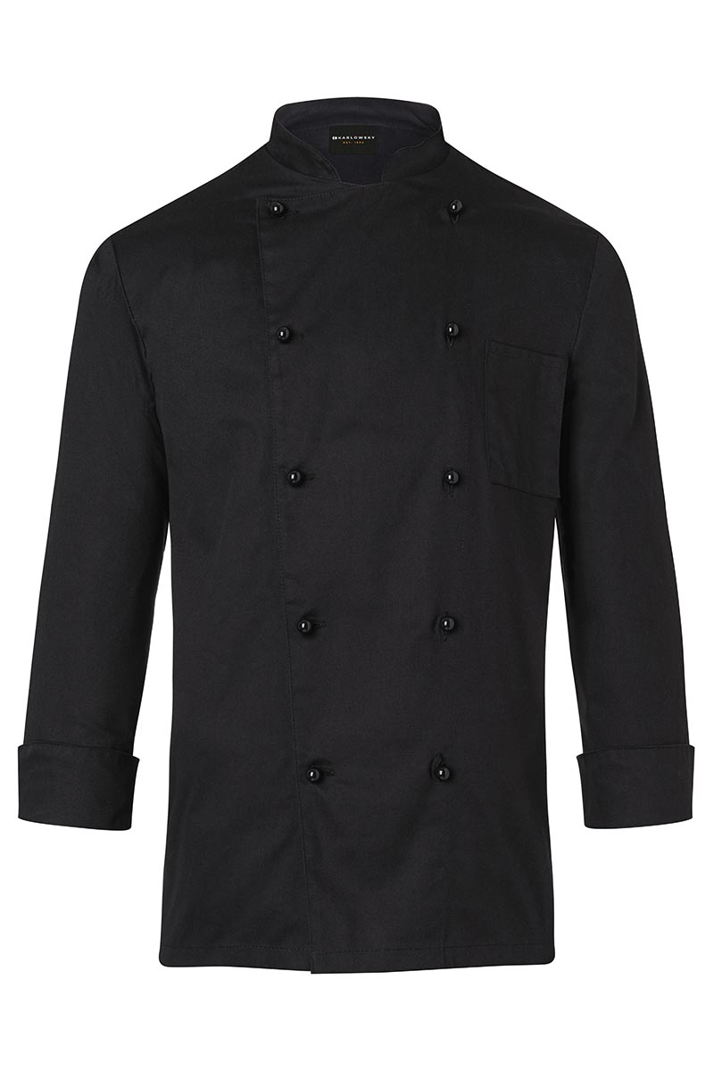 Karlowsky Chef Jacket Basic Zwart in zwart